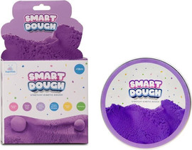 Smart Dough בצק קינטי סגול 80 גרם במארז קופסה עגולה - Smart Dough