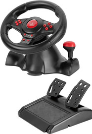 Gti סט הגה מירוצים ודוושות PRO DRIVE MAX – לחוויית נהיגה מושלמת