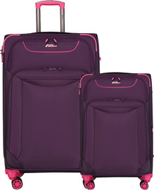 Camel Mountain Camel Mountain® Titan 20" & 32" – סט זוגי למקסימום קיבולת, קומפקטי וגדול במיוחד - סגול סחלב