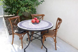סטייל דיזיין שולחן פסיפס בעיצוב מרוקאי מקורי קוטר 80 ס"מ