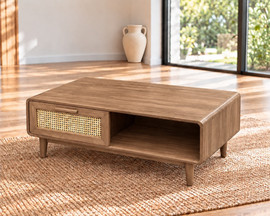 סטייל דיזיין שולחן סלון ALMA / BOHO OAK עם מגירה