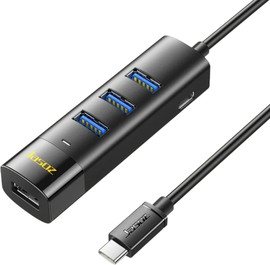 TriVision HUB USB C ל3.0 Splitter 4in1