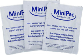 עולם הרפואה מגבון אישי  לחיטוי העור ומכשור רפואי - 60 יחידות בחבילה