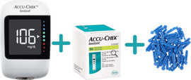 עולם הרפואה ערכה לבדיקת סוכר Accu-Chek