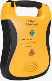 עולם הרפואה דפיברילטור דגם LIFELINE חברת DEFIBTECH