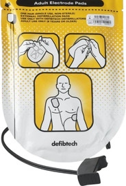 עולם הרפואה אלקטרודות לדפיברילטור LIFELINE AED חברת Defibtech - מבוגר