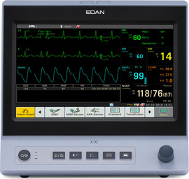 עולם הרפואה מוניטור X10 - מסך 10.1 אינץ' - חברת EDAN