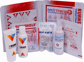 עולם הרפואה ערכת עזרה ראשונה לטיפול בכוויות