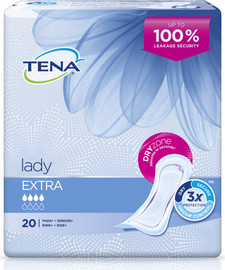 עולם הרפואה תחבושות ספיגה Lady Extra מבית חברת Tena טנה