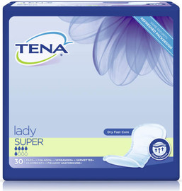 עולם הרפואה תחבושות ספיגה Lady Super מבית חברת Tena טנה