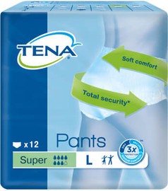 עולם הרפואה מכנסוני Super מידה L - מבית חברת Tena טנה