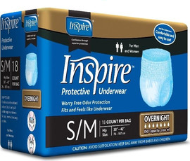 עולם הרפואה תחתוני אובר נייט - מבית INSPIRE מידה S/M