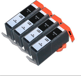 HP סט 4 ראשי דיו שחורים תואמים HP 655