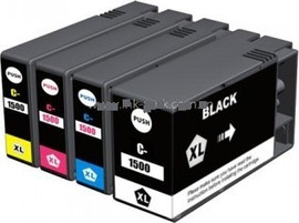 CANON סט 4 ראשי דיו תואמים Canon PGI-1500XL