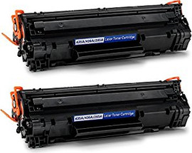 HP זוג טונרים שחור תואם HP 36A CB436A