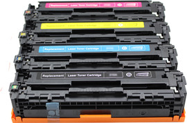 HP סט 4 טונרים תואמים HP 131A CF210A CF211A CF212A CF213A