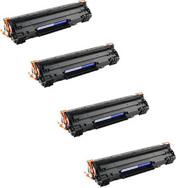 HP ארבעה טונרים תואמים שחור HP CE285A
