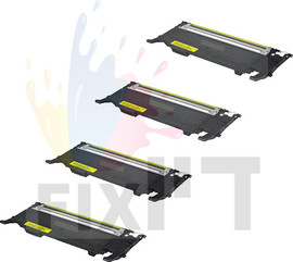 SAMSUNG ארבעה טונרים תואמים Samsung CLTK406S
