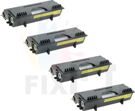 BROTHER ארבעה טונרים תואמים Brother TN7600