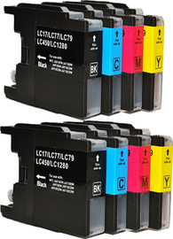 BROTHER שני סטים תואמים Brother LC1240