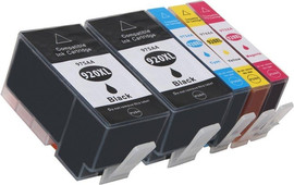 HP חבילת חיסכון שני שחורים+שלושה צבעים תואמים HP 920XL
