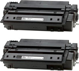 HP זוג טונרים תואם HP Q7551XD