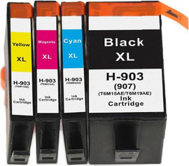HP סט 4 ראשי דיו תואמים HP 903XL