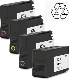 HP סט 4 ראשי דיו תואמים HP 953XL