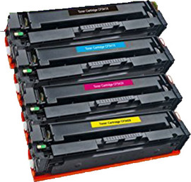 HP סט 4 טונרים תואמים HP 203A