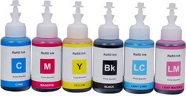Epson סט 6 ראשי דיו תואמים Epson T6731- T6736