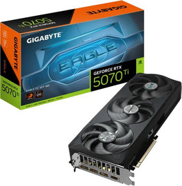 Gigabyte כרטיס מסך Gigabyte GeForce RTX 5070 Ti Eagle OC SFF 16GB GDDR7 GV-N507TEAGLEOC-16GD