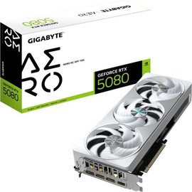 Gigabyte כרטיס מסך Gigabyte GeForce RTX 5080 Aero OC SFF 16GB GDDR7 GV-N5080GAMING OC-16GD