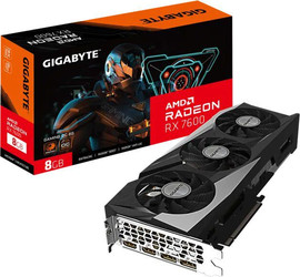 Gigabyte כרטיס מסך Gigabyte Radeon RX 7600 Gaming OC 8GB GDDR6 GV-R76GAMING OC-8GD