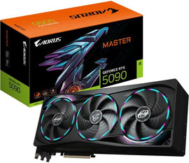 Gigabyte כרטיס מסך Gigabyte Geforce RTX 5090 Master 32GB GDDR7 GV-N5090AORUS M-32GD