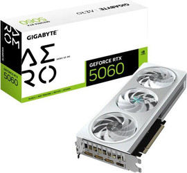 Gigabyte כרטיס מסך Gigabyte GeForce RTX 5060 Aero OC 8GB GDDR7 GV-N5060AERO OC-8GD
