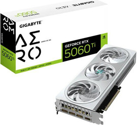 Gigabyte כרטיס מסך Gigabyte GeForce RTX 5060 Ti Aero OC 8GB GDDR7 GV-N506TAERO OC-8GD