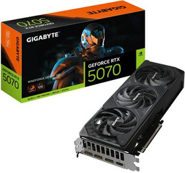 Gigabyte כרטיס מסך Gigabyte GeForce RTX 5070 Windforce OC SFF 12GB GDDR7 GV-N5070WF3OC-12GD