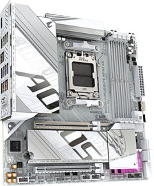 Gigabyte לוח אם Gigabyte B850M A ELT WF6E ICE Micro-ATX