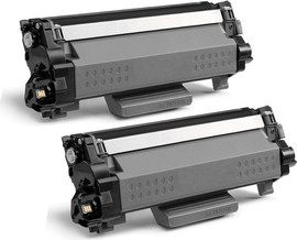 BROTHER זוג טונרים תואמים Brother TN2510XL