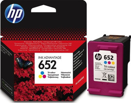 HP ראש דיו צבעוני מקורי HP 652 F6V24AE