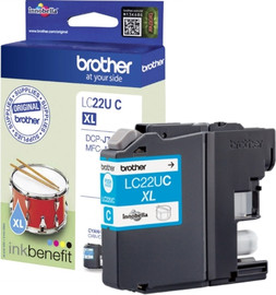 BROTHER ראש דיו כחול מקורי Brother LC22UC XL