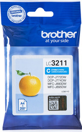 BROTHER ראש דיו כחול מקורי Brother LC3211C
