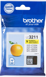 BROTHER ראש דיו צהוב מקורי Brother LC3211Y