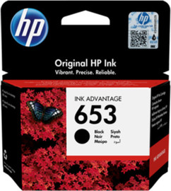 HP ‏ראש דיו שחור מקורי HP 653 3YM75AE