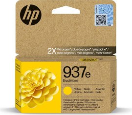 HP ראש דיו צהוב מקורי HP 937e 4S6W8NE