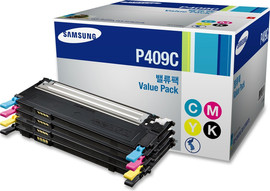 SAMSUNG סט 4 טונרים מקוריים Samsung CLTP409C