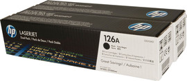 HP זוג טונרים שחור מקורי HP CE310AD 126A