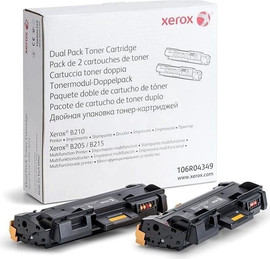 XEROX זוג טונרים שחור מקורי Xerox 106R04349 B205/210/215