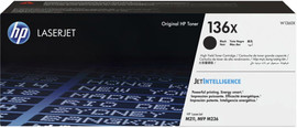 HP טונר שחור מקורי HP 136X W1360X