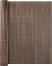 Mygan גדר במבוק סינטטי PVC במידה 2X5 צבע קקאו